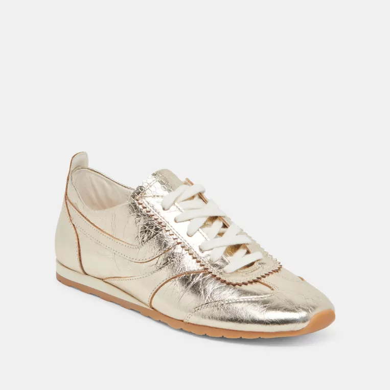 Dolce Vita Make It Metallic | Sneakers^DELANY SNEAKERS LIGHT GOLD CRINKLE PATENT