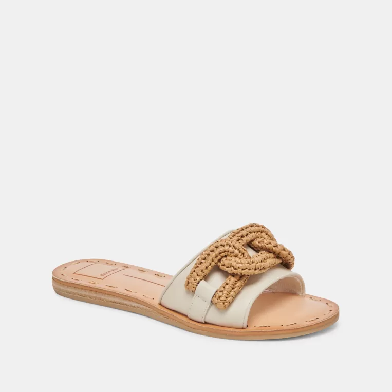 Dolce Vita Sandals^DESA SANDALS IVORY LEATHER