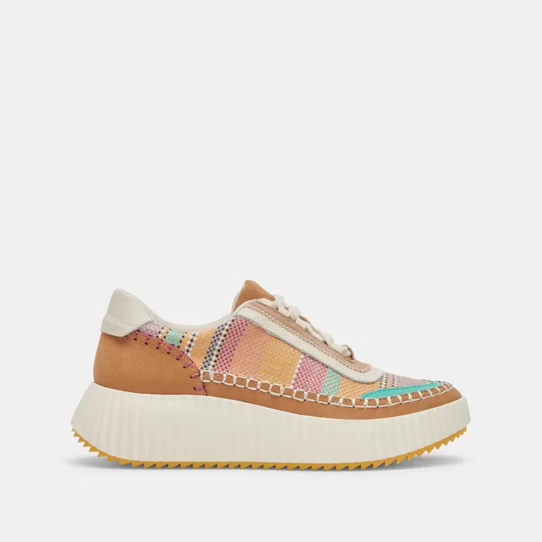 Dolce Vita Sneakers^DOLEN SNEAKERS TAN MULTI RAFFIA