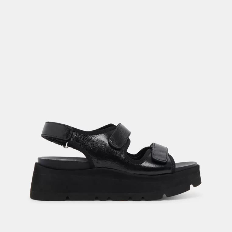 Dolce Vita Sandals^DUBAI SANDALS MIDNIGHT CRINKLE PATENT