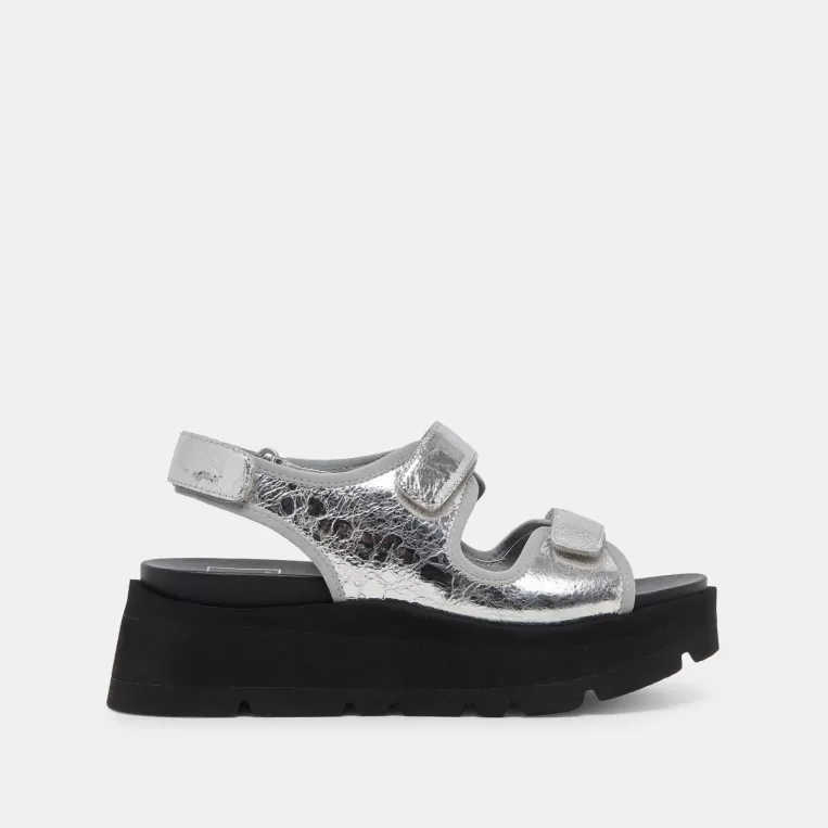 Dolce Vita Sandals^DUBAI SANDALS SILVER DISTRESSED LEATHER