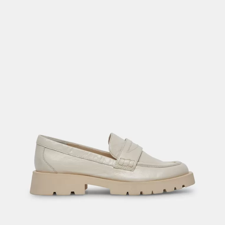 Dolce Vita Flats & Loafers^ELIAS FLATS OFF WHITE CRINKLE PATENT