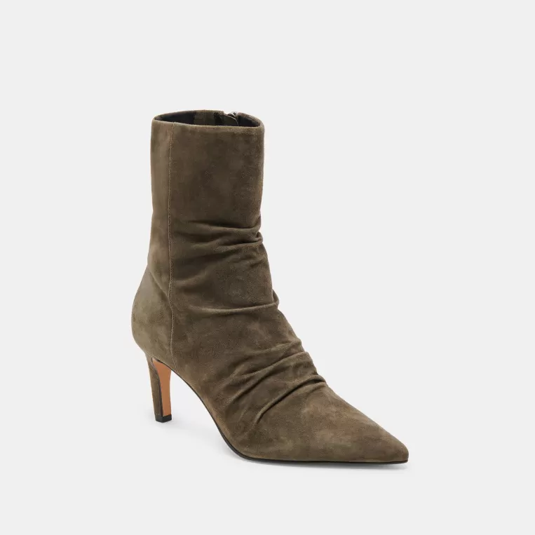 Dolce Vita Wide Calf^FERNLY WIDE CALF BOOTS ARMY SUEDE