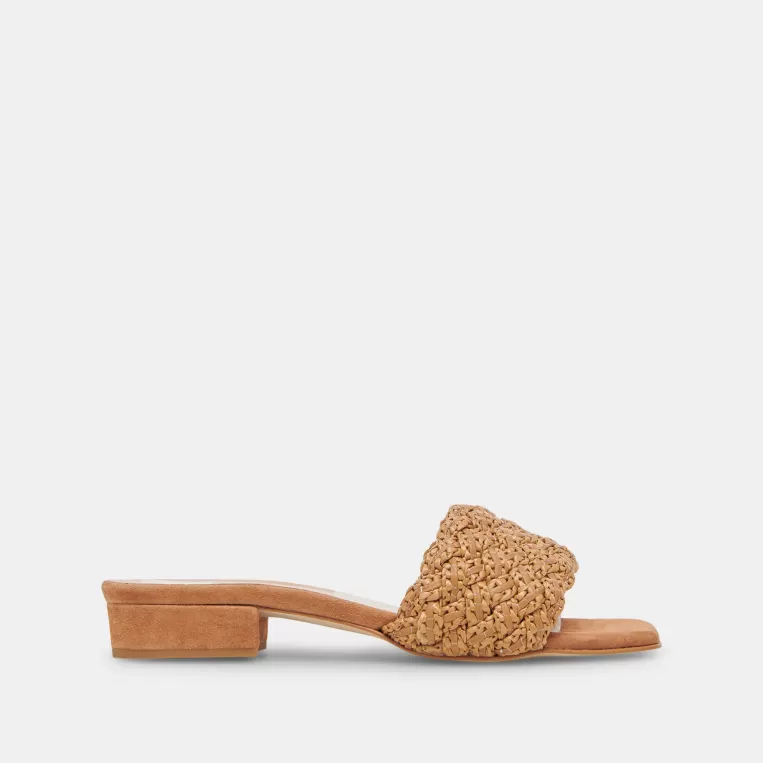 Dolce Vita Sandals^FRAZ SANDALS TAN MULTI WOVEN