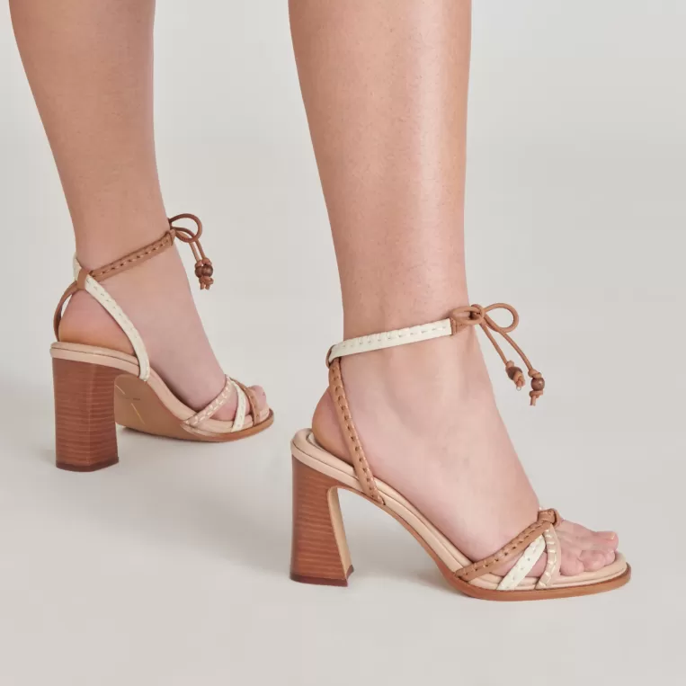 Dolce Vita Heels^GAZELE HEELS TAN MULTI LEATHER