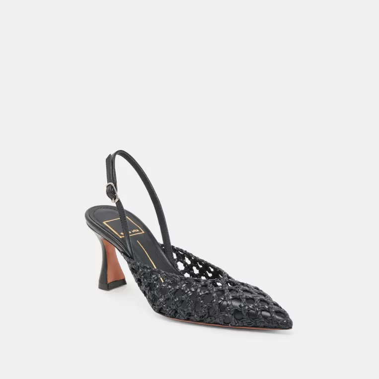 Dolce Vita Heels^GLORIA HEELS BLACK WOVEN