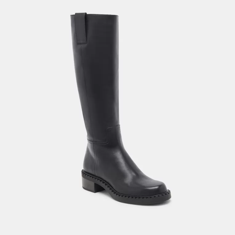 Dolce Vita Tall Boots | Wide Calf^GLORY H2O WIDE CALF BOOTS BLACK LEATHER