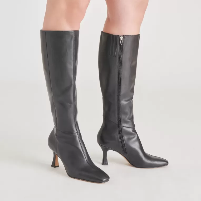 Dolce Vita Tall Boots | Boots & Booties^GYRA BOOTS BLACK LEATHER