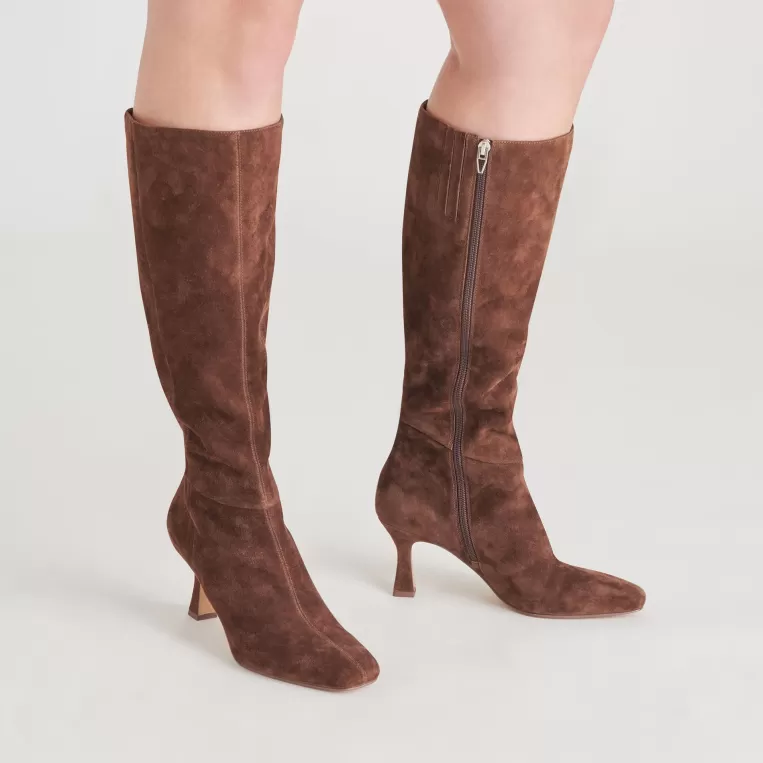 Dolce Vita Tall Boots | Boots & Booties^GYRA BOOTS DK BROWN SUEDE