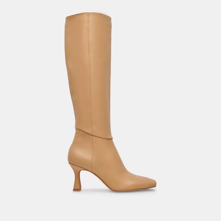 Dolce Vita Tall Boots | Wide Calf^GYRA WIDE CALF BOOTS TAN LEATHER