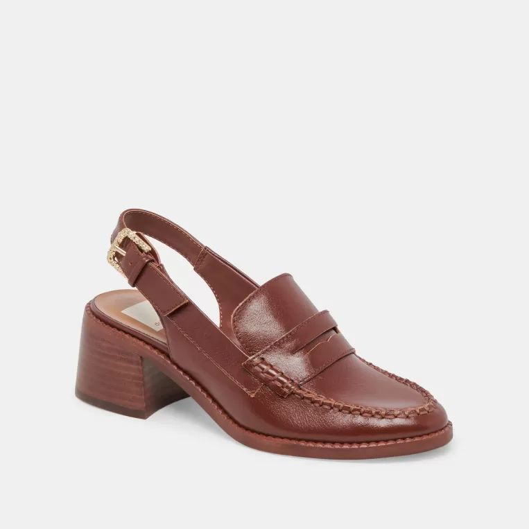 Dolce Vita Heels | Flats & Loafers^HARDI HEELS BROWN CRINKLE PATENT