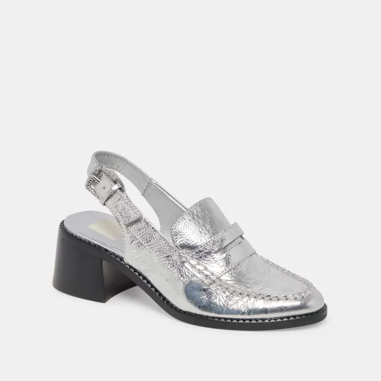 Dolce Vita Heels | Flats & Loafers^HARDI HEELS SILVER DISTRESSED LEATHER