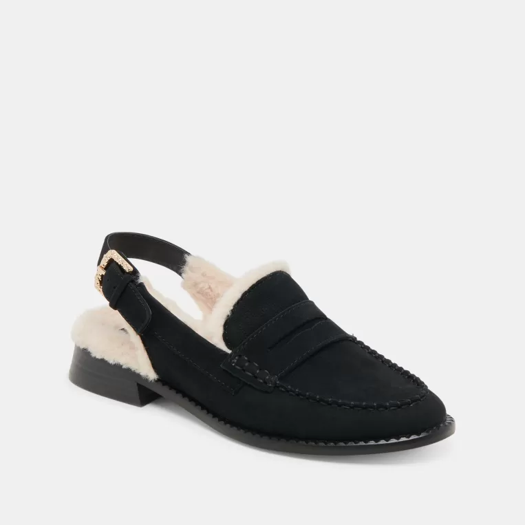 Dolce Vita Mules & Clogs | Flats & Loafers^HARDI PLUSH LOAFERS BLACK NUBUCK