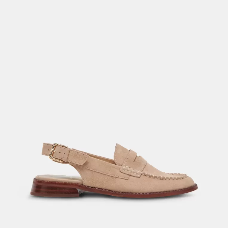 Dolce Vita Wide Widths | Flats & Loafers^HARDI WIDE LOAFERS CAMEL SUEDE