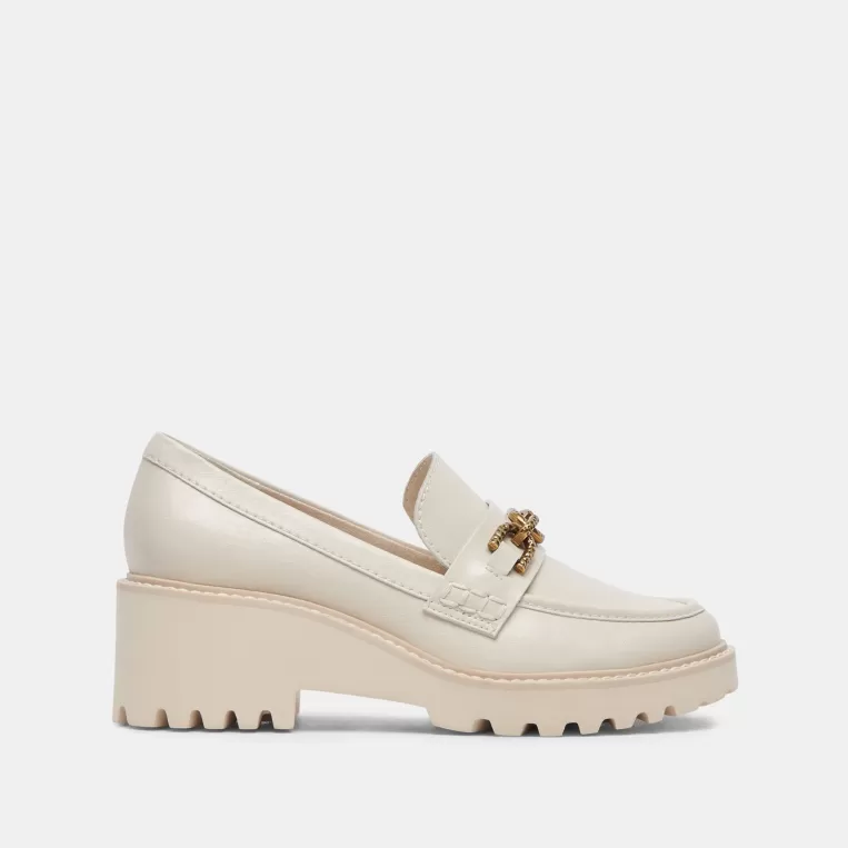 Dolce Vita Wedges | Flats & Loafers^HARLEN LOAFERS IVORY CRINKLE PATENT