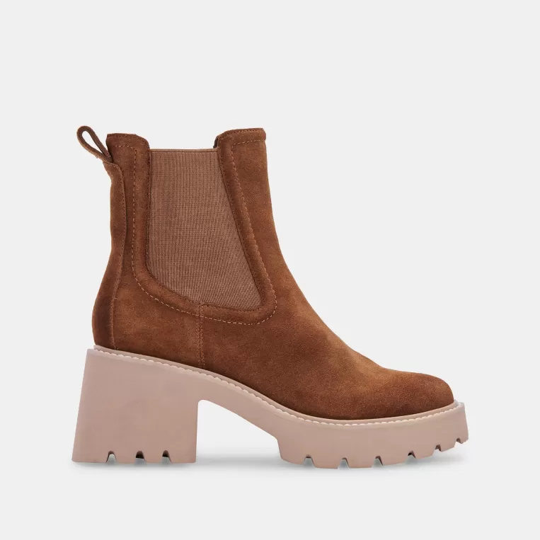 Dolce Vita Wide Widths^HAWK H20 WIDE BOOTIES DK BROWN SUEDE