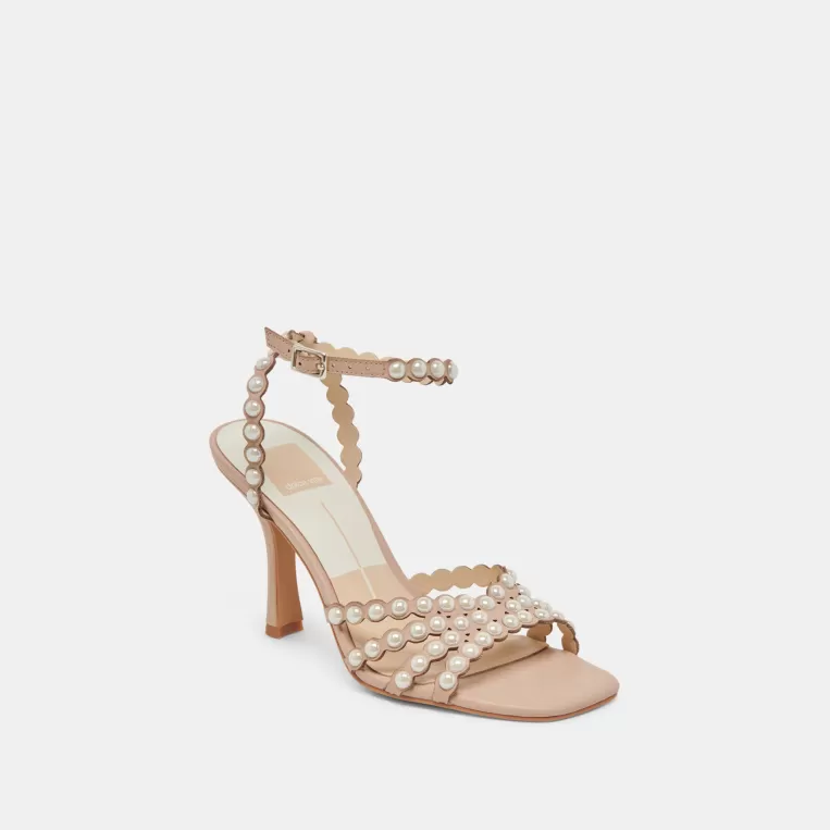 Dolce Vita Heels^HELLEN PEARL HEELS LT BLUSH LEATHER