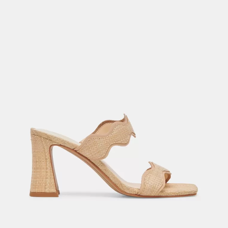 Dolce Vita Extended Sizing | Heels^ILVA HEELS LT NATURAL RAFFIA