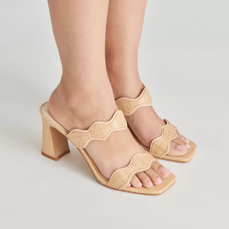 Dolce Vita Extended Sizing | Heels^ILVA HEELS LT NATURAL RAFFIA