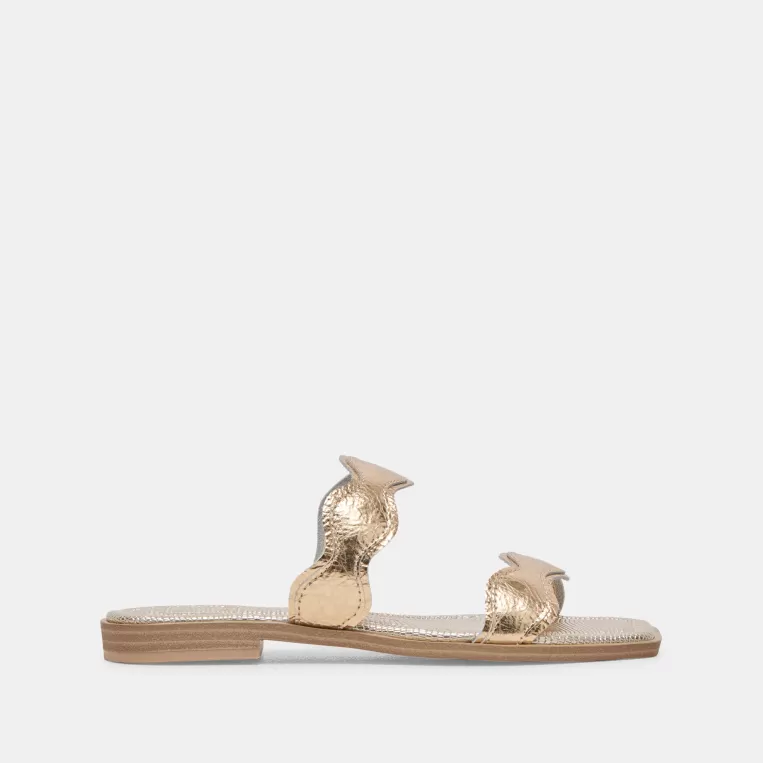 Dolce Vita Sandals^ILVA SANDALS GOLD DISTRESSED LEATHER