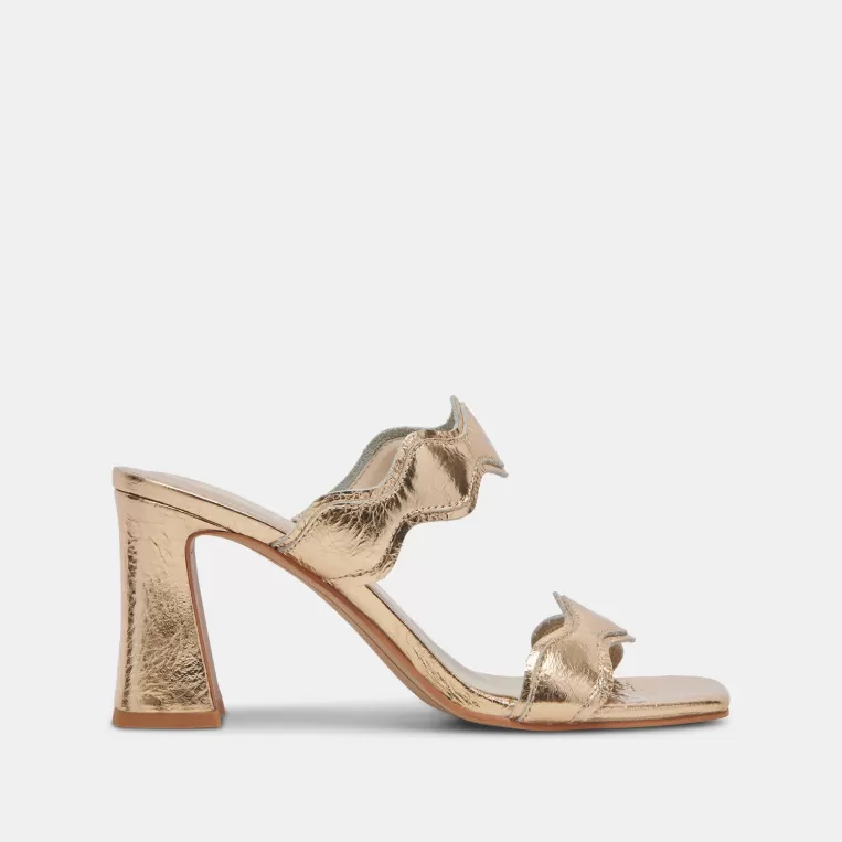 Dolce Vita Wide Widths | Heels^ILVA WIDE HEELS GOLD DISTRESSED LEATHER