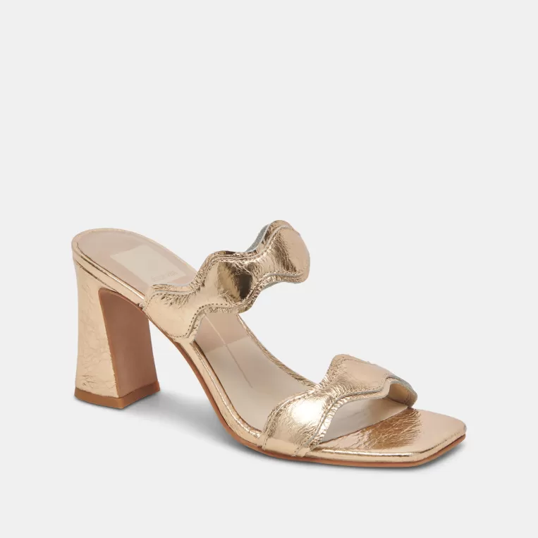 Dolce Vita Wide Widths | Heels^ILVA WIDE HEELS GOLD DISTRESSED LEATHER