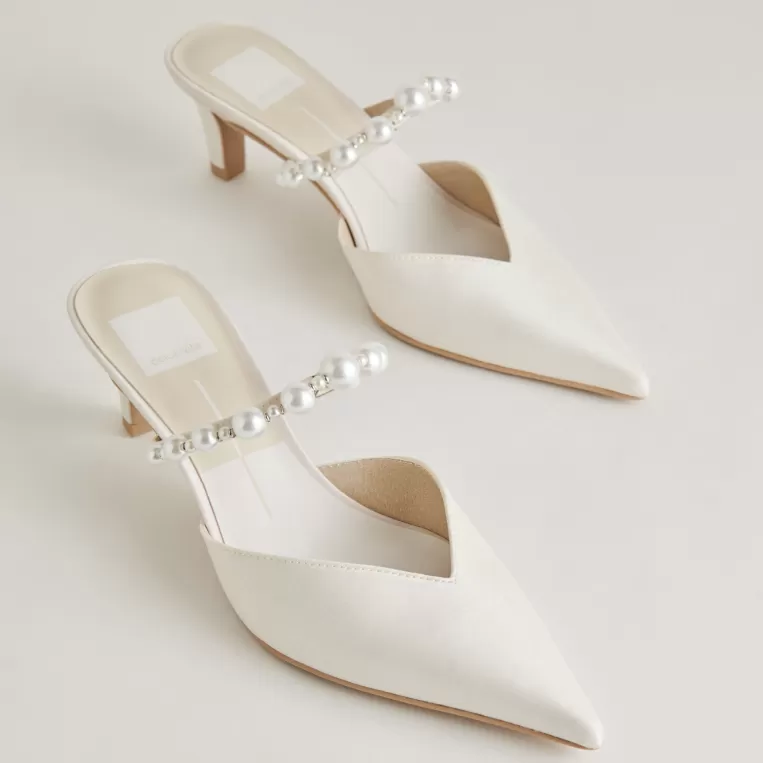 Dolce Vita Extended Sizing | Mules & Clogs^KANIKA PEARL MID HEELS VANILLA PEARLS