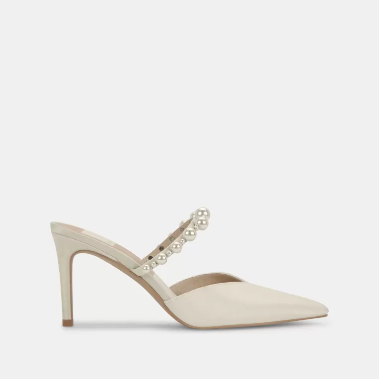 Dolce Vita Wide Widths | Mules & Clogs^KANIKA PEARL WIDE HEELS VANILLA PEARLS