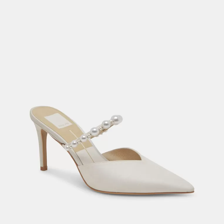 Dolce Vita Wide Widths | Mules & Clogs^KANIKA PEARL WIDE HEELS VANILLA PEARLS