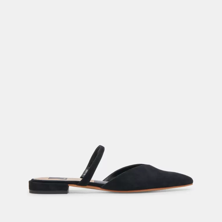 Dolce Vita Wide Widths | Mules & Clogs^KANIKA WIDE FLATS ONYX SUEDE