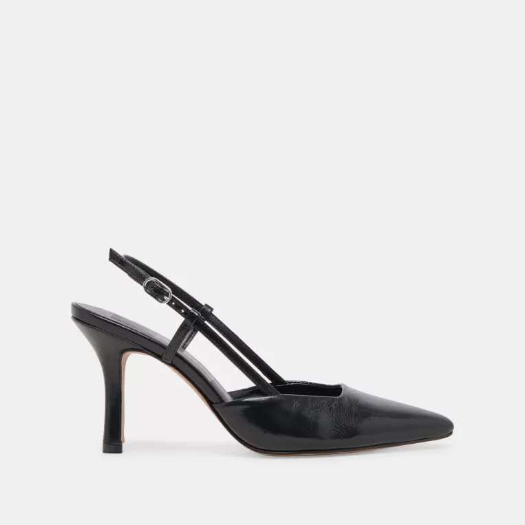 Dolce Vita Heels^KIM HEELS MIDNIGHT CRINKLE PATENT