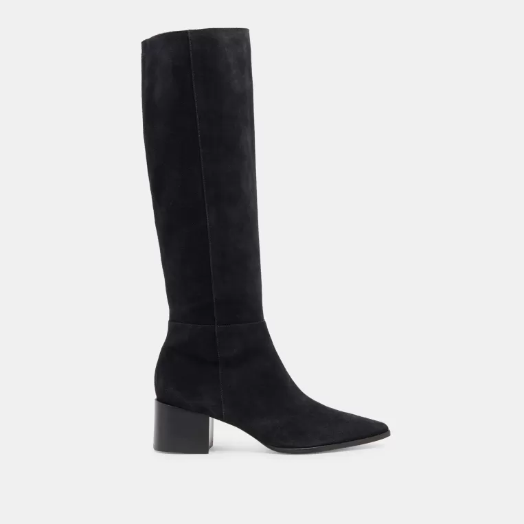 Dolce Vita Tall Boots | Wide Calf^KIRSON WIDE CALF BOOTS ONYX SUEDE