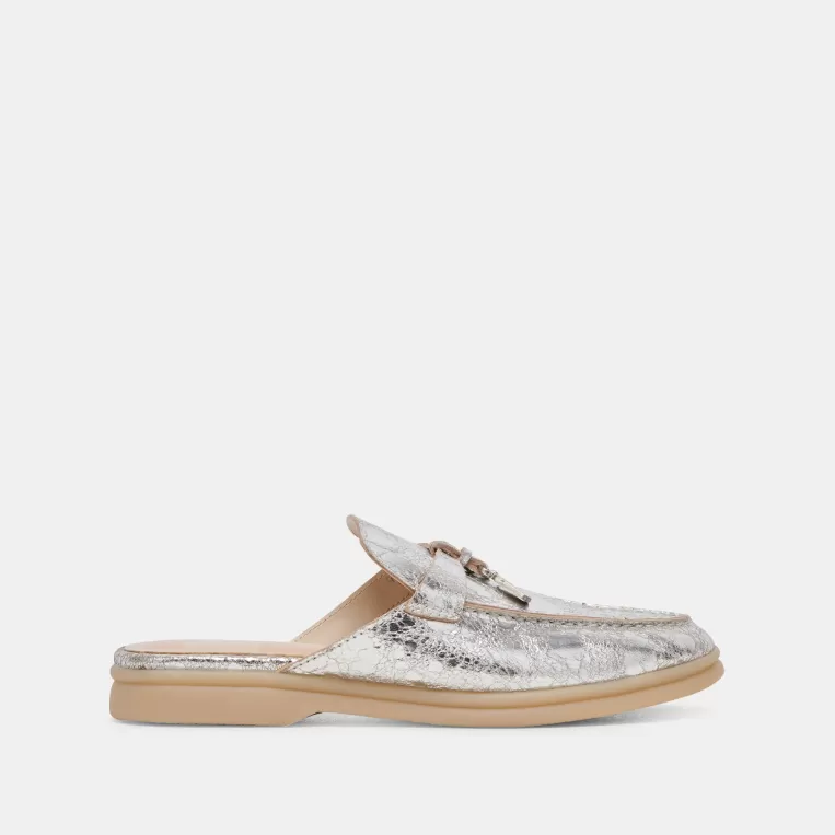 Dolce Vita Flats & Loafers^LASAIL FLATS SILVER DISTRESSED LEATHER