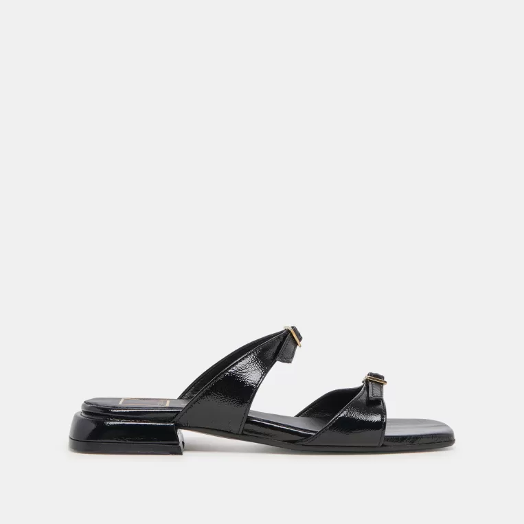 Dolce Vita Sandals^LAVERN SANDALS MIDNIGHT CRINKLE PATENT