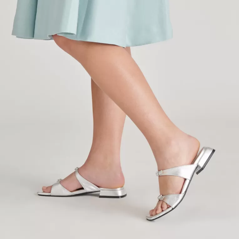 Dolce Vita Make It Metallic | Sandals^LAVERN SANDALS SILVER METALLIC LEATHER