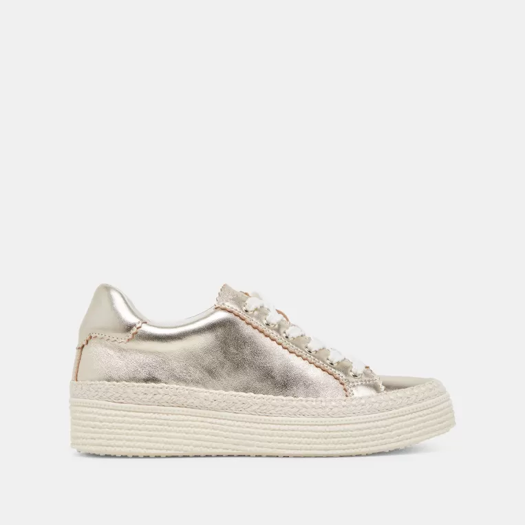 Dolce Vita Make It Metallic | Sneakers^LENNIX SNEAKERS LIGHT GOLD METALLIC LEATHER