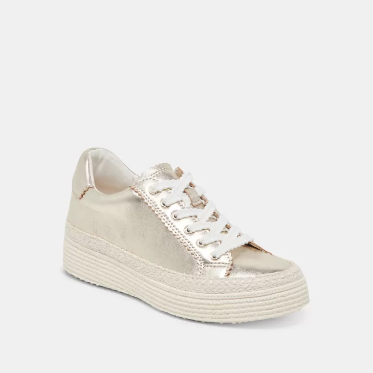 Dolce Vita Make It Metallic | Sneakers^LENNIX SNEAKERS LIGHT GOLD METALLIC LEATHER