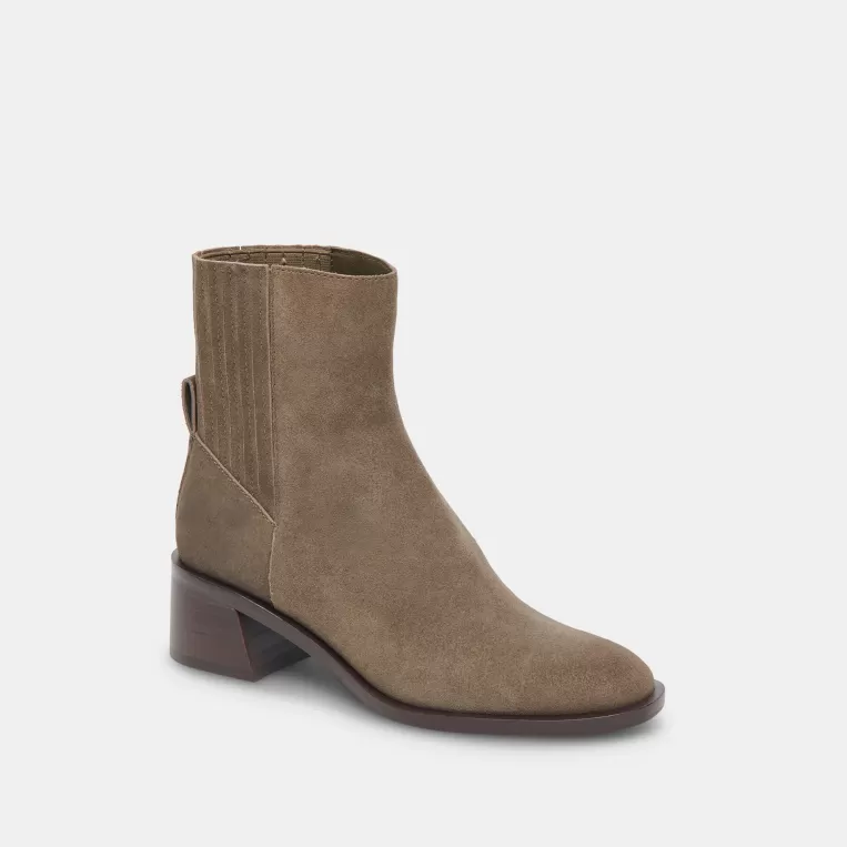 Dolce Vita Wide Widths^LINNY H2O WIDE BOOTS OLIVE SUEDE