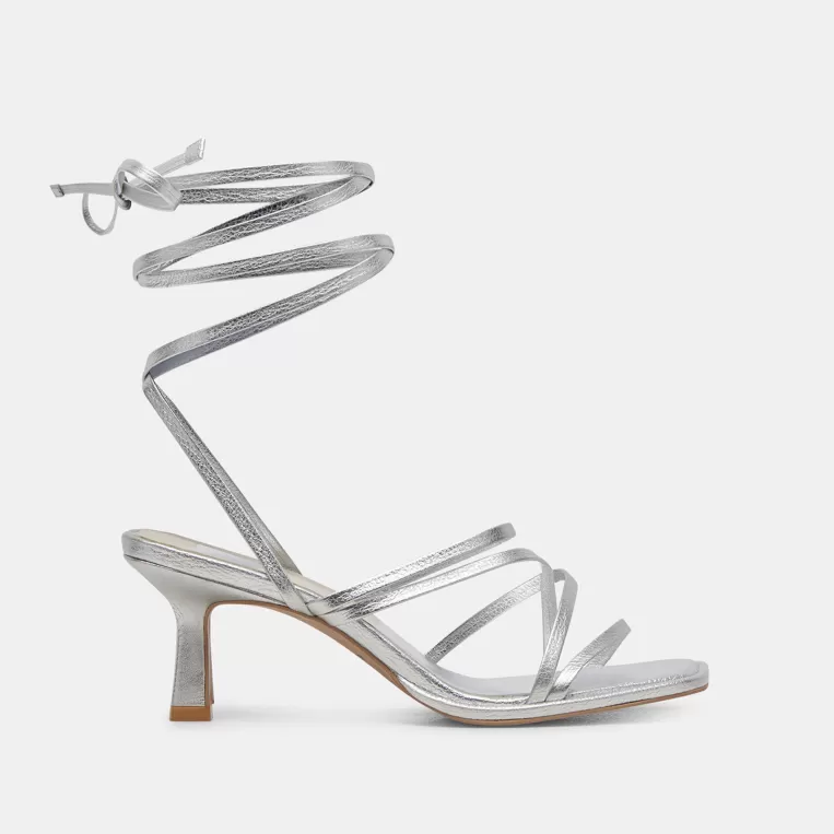 Dolce Vita Heels^MALABO HEELS SILVER METALLIC LEATHER