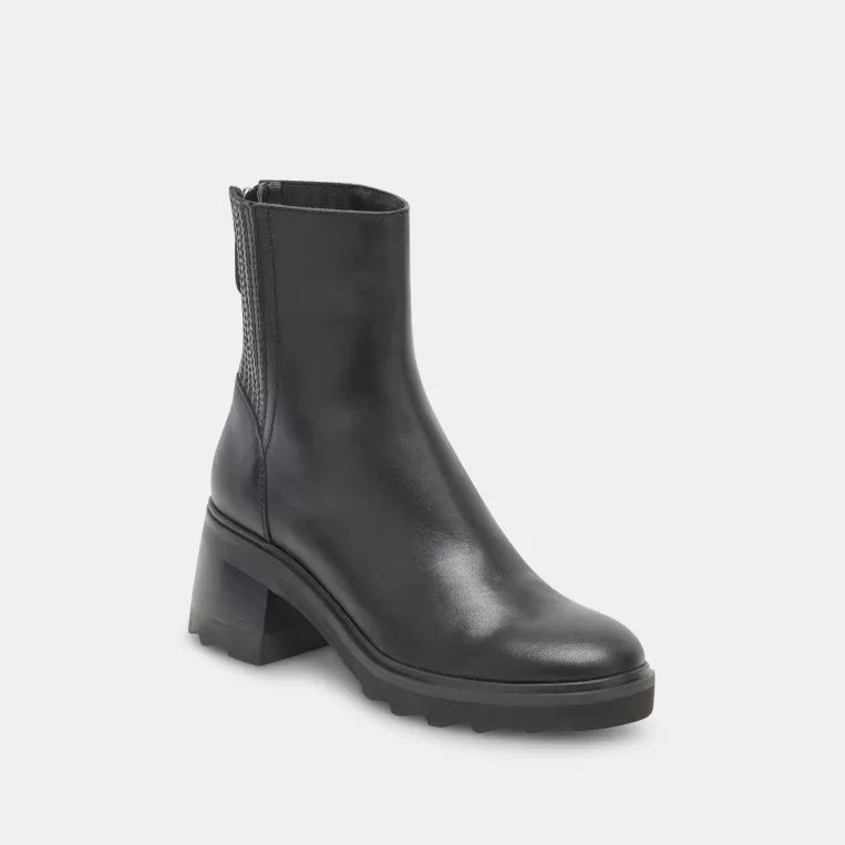 Dolce Vita Wide Widths^MARTEY H2O WIDE BOOTS BLACK LEATHER