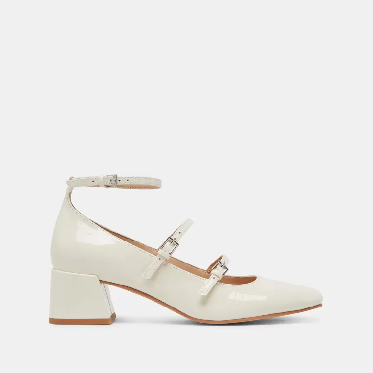 Dolce Vita Mary Janes | Heels^MEADOW HEELS WHITE PATENT LEATHER