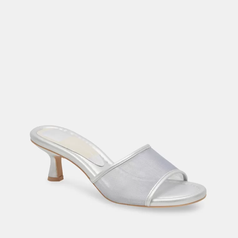 Dolce Vita Sandals | Heels^MEEZA HEELS SILVER MESH