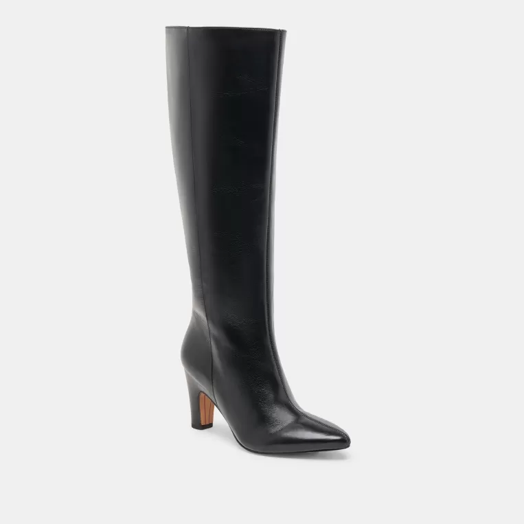 Dolce Vita Tall Boots | Wide Calf^NELAS WIDE CALF BOOTS BLACK LEATHER