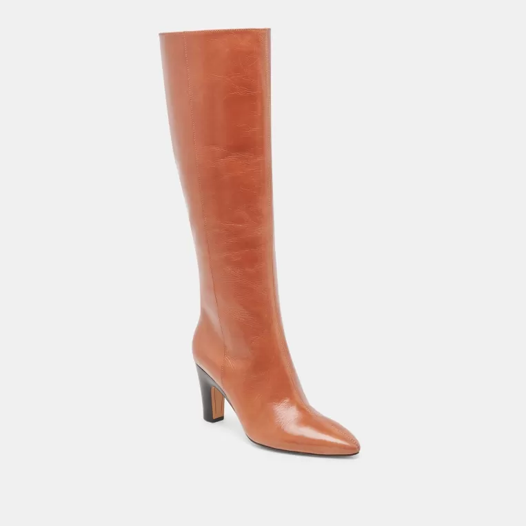 Dolce Vita Tall Boots | Wide Calf^NELAS WIDE CALF BOOTS COGNAC LEATHER