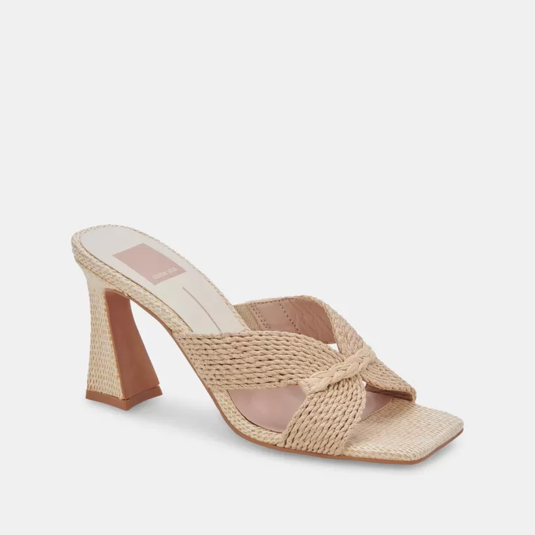 Dolce Vita Wide Widths | Heels^NITRO WIDE HEELS LT NATURAL RAFFIA