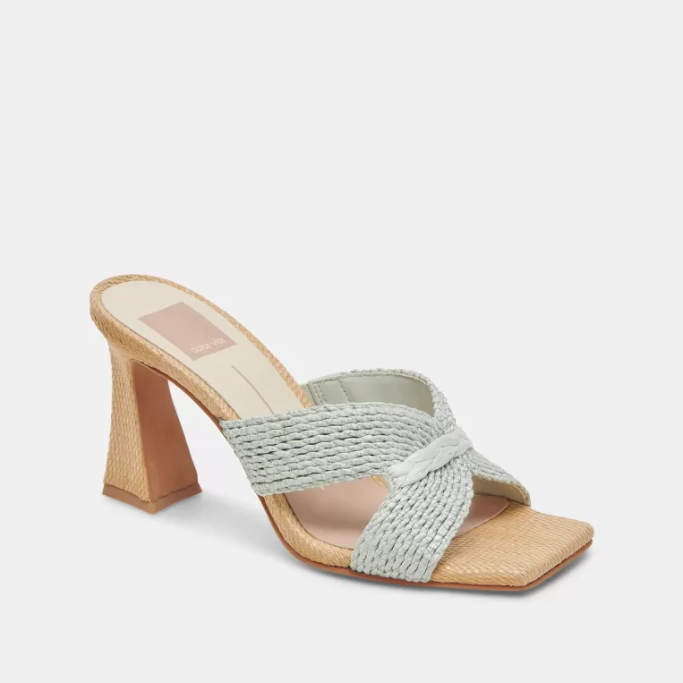 Dolce Vita Wide Widths | Heels^NITRO WIDE HEELS MINT RAFFIA