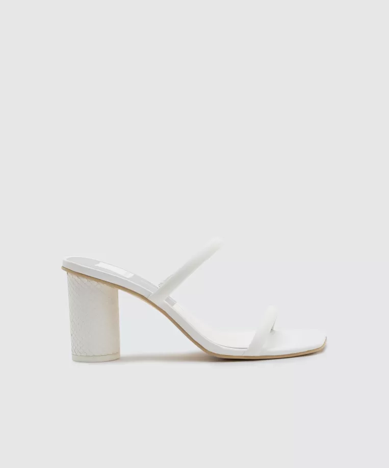 Dolce Vita Wide Widths^NOLES WIDE HEELS WHITE LEATHER