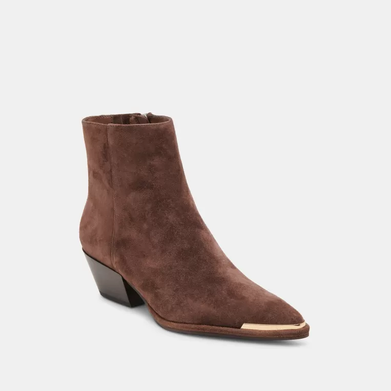 Dolce Vita Wide Widths^NONAH WIDE BOOTIES DK BROWN SUEDE