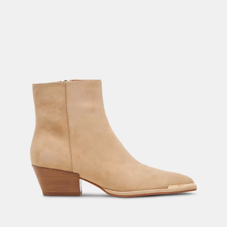 Dolce Vita Wide Widths^NONAH WIDE BOOTIES TAN SUEDE