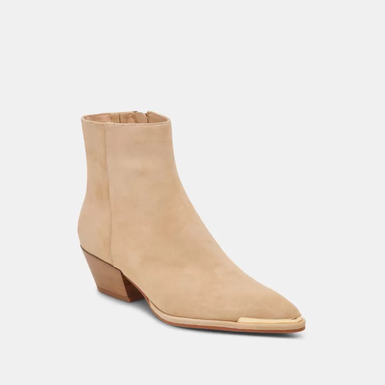 Dolce Vita Wide Widths^NONAH WIDE BOOTIES TAN SUEDE